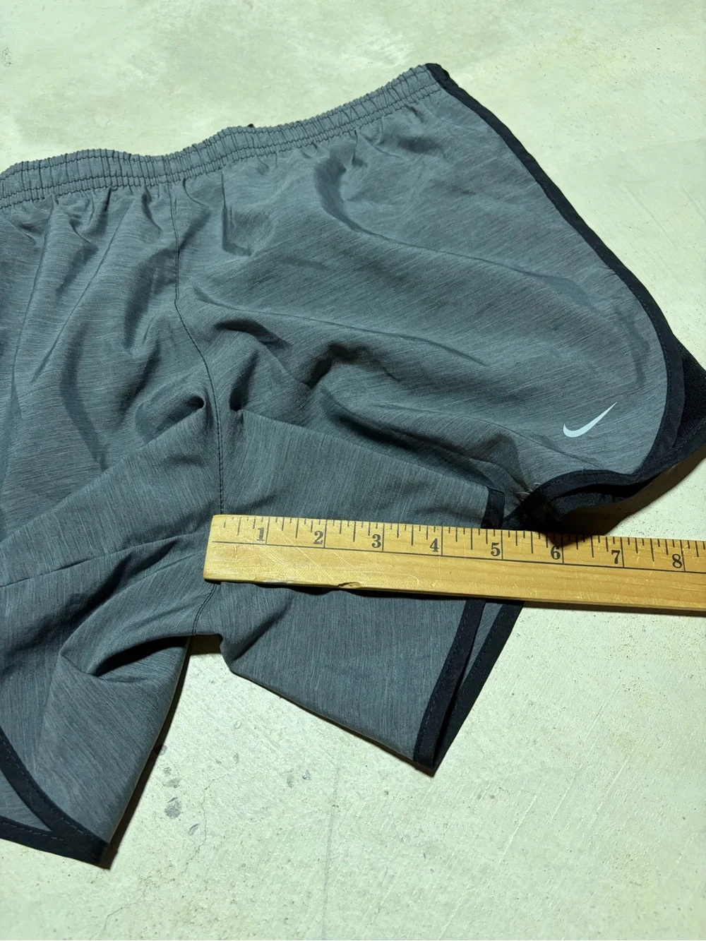 Nike Grey and Black Athletic Shorts xl